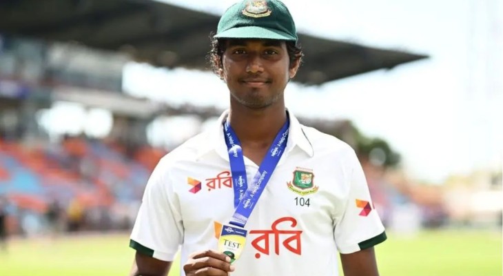 ম্যাচসেরার পাশাপাশি যে ইতিহাস গড়লেন হাসান মাহমুদ